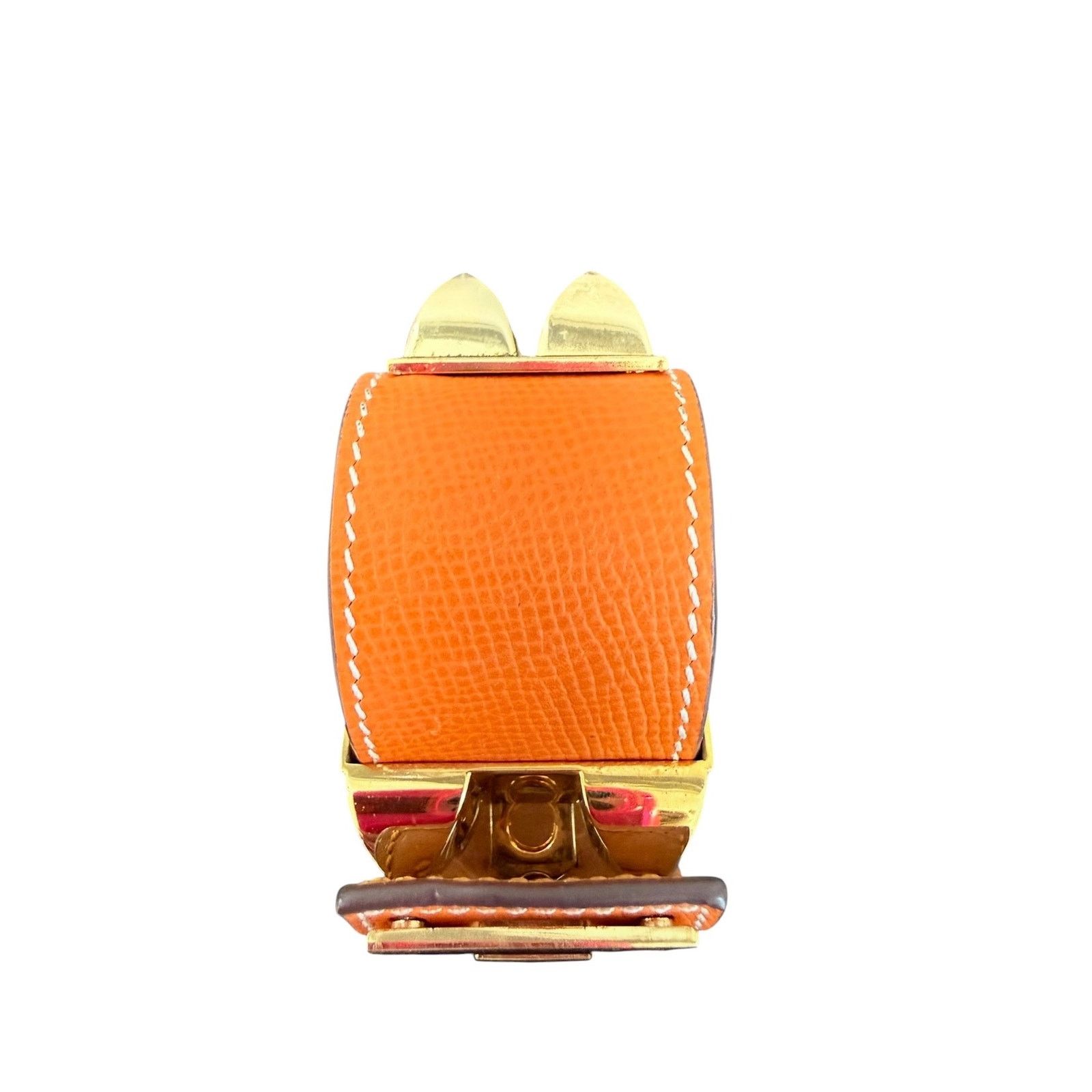Hermes HERMES Epsom Collier de Chien CDC Bracelet S in Orange Size ONE SIZE - 9 Thumbnail