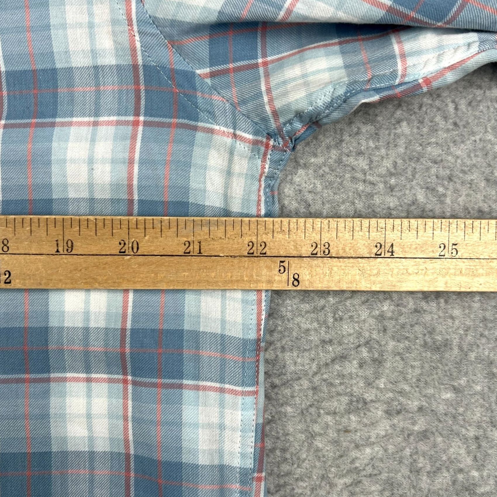 Faherty Faherty Shirt Flannel Long Sleeve Blue White Plaid Large Mens Cloud Cotton Button-Up Casual Travel Size US L / EU 52-54 / 3 - 6 Thumbnail