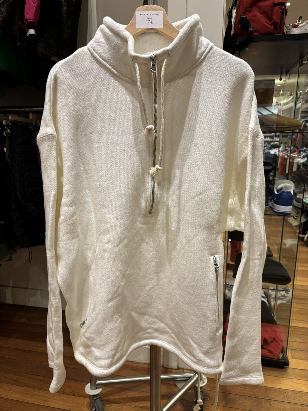 Columbia × Kith Lake Tahoe Quarter Zip “Chalk” | Grailed