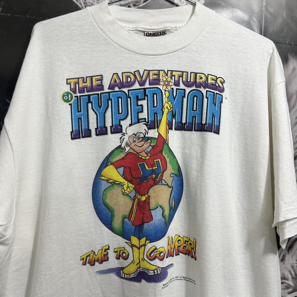 Cartoon Network × Vintage THE ADVENTURES OF HYPERMAN IBM VINTAGE TEE Size US XL / EU 56 / 4 - 2 Thumbnail