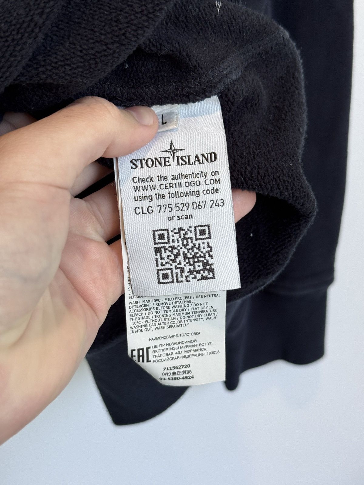Stone Island Stone Island Mens Navy Blue Sweater Size L Large Size US L / EU 52-54 / 3 - 8 Thumbnail