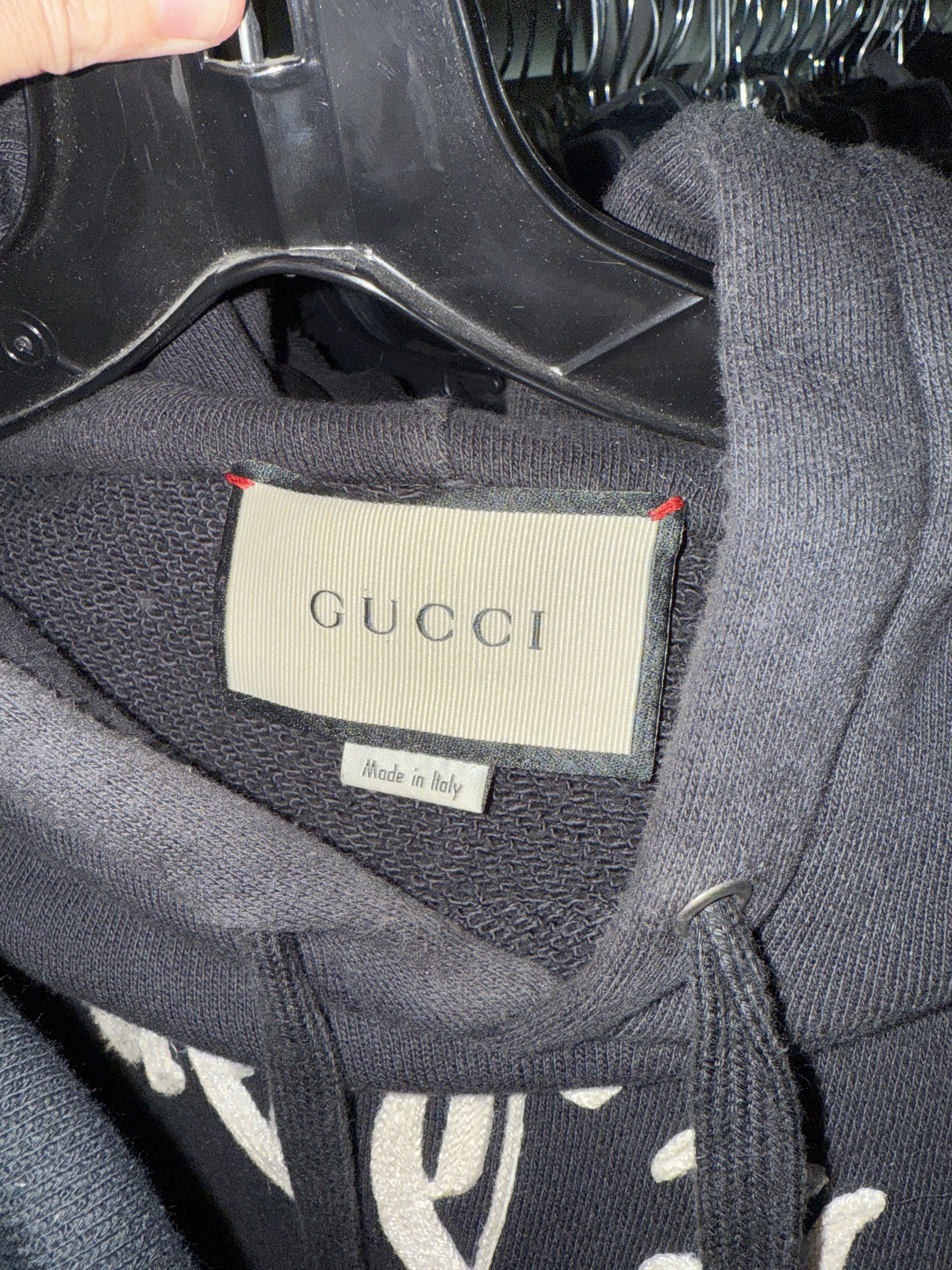 Gucci Gucci Black Guccify Wolf Hoodie Size US L / EU 52-54 / 3 - 3 Thumbnail