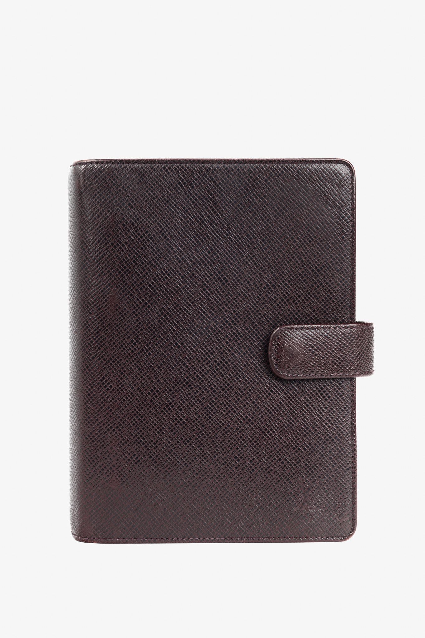 Louis Vuitton Louis Vuitton Acajou Taiga Leather Medium Ring Agenda Cover Size ONE SIZE - 1 Thumbnail