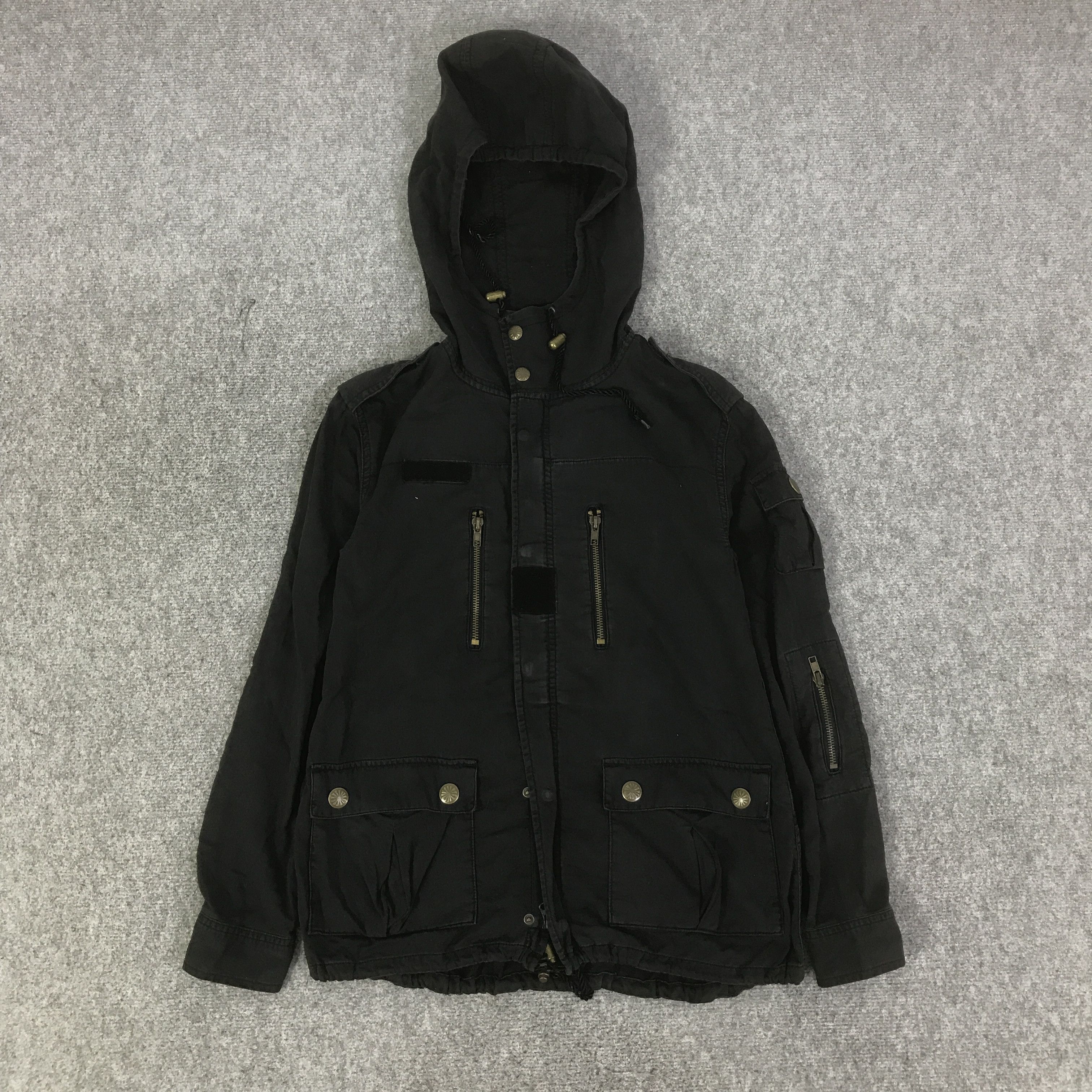 Japanese Brand JAPAN BRAND BLACK PUNK STYLE DESIGN JACKET K136B5 Size US S / EU 44-46 / 1 - 1 Thumbnail
