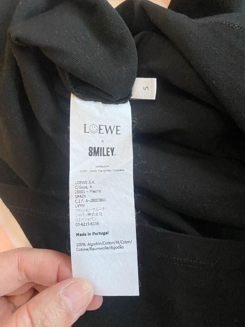 Loewe LOEWE Yellow smile T-shirt short sleeves Size S / US 4 / IT 40 - 6 Thumbnail
