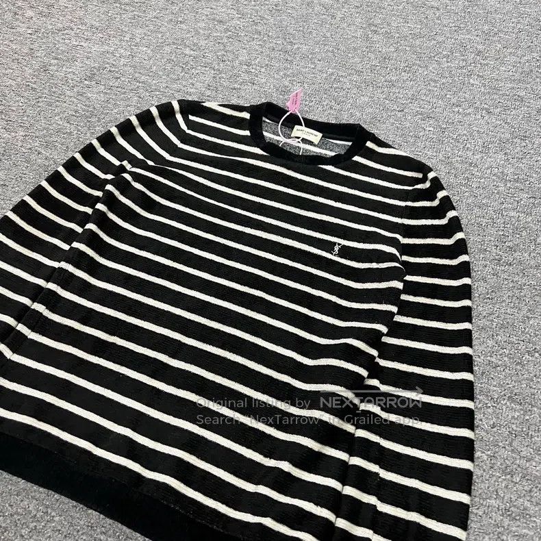 Saint Laurent Paris Saint Laurent Paris Embroidered velvet striped base layer Size US S / EU 44-46 / 1 - 4 Thumbnail