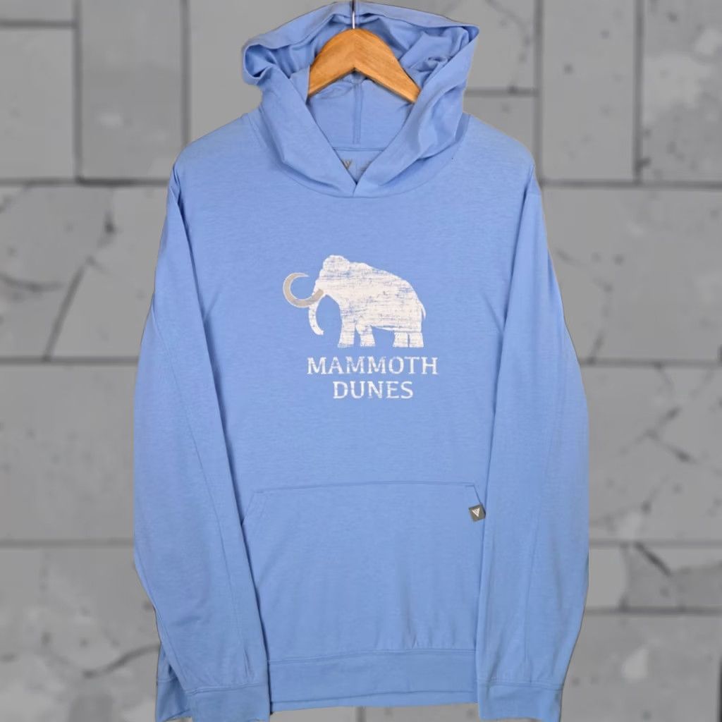 Vintage Levelwear Shirt Mens L Blue MAMMOTH DUNES SAND VALLEY Weight Hoodie Golf Size US L / EU 52-54 / 3 - 1 Thumbnail