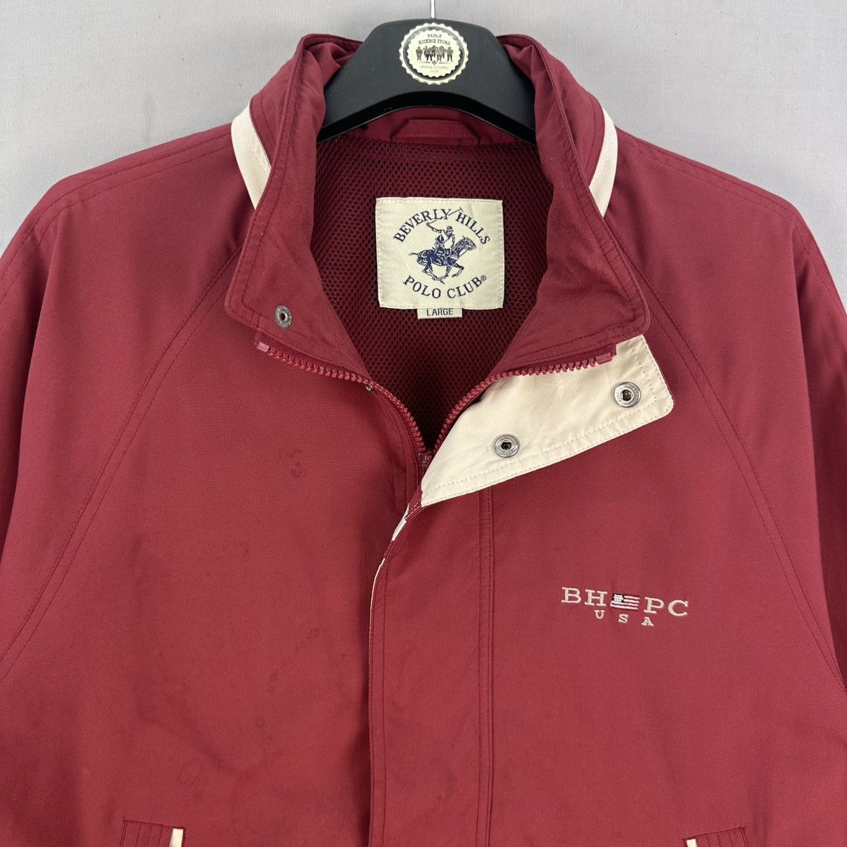 Beverly Hills Polo Club Vintage 90's Beverly Hills Polo Club Zipper Jacket Size US L / EU 52-54 / 3 - 7 Thumbnail