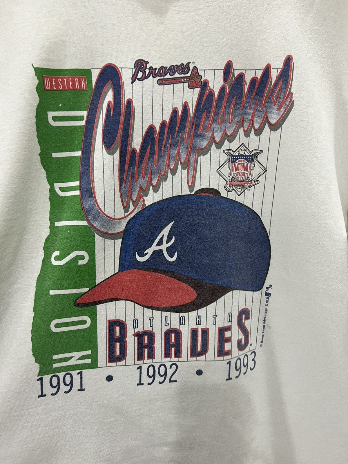 MLB Vintage 90’s MLB Atlanta Shirts Size US XL / EU 56 / 4 - 2 Thumbnail