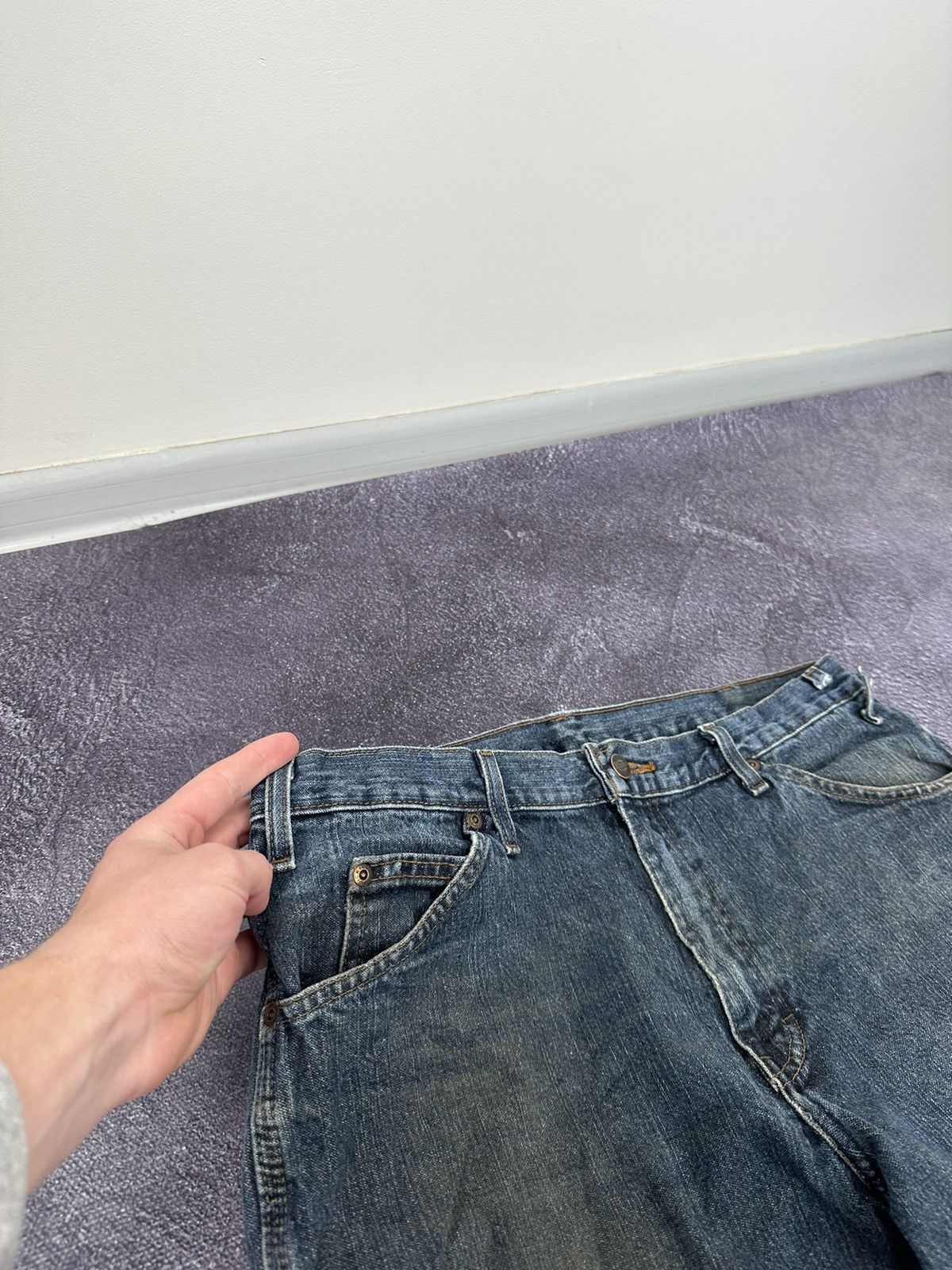 Dickies Vintage Dickies Distressed Denim USA Baggy Opium Work Pants Size US 34 / EU 50 - 14 Thumbnail