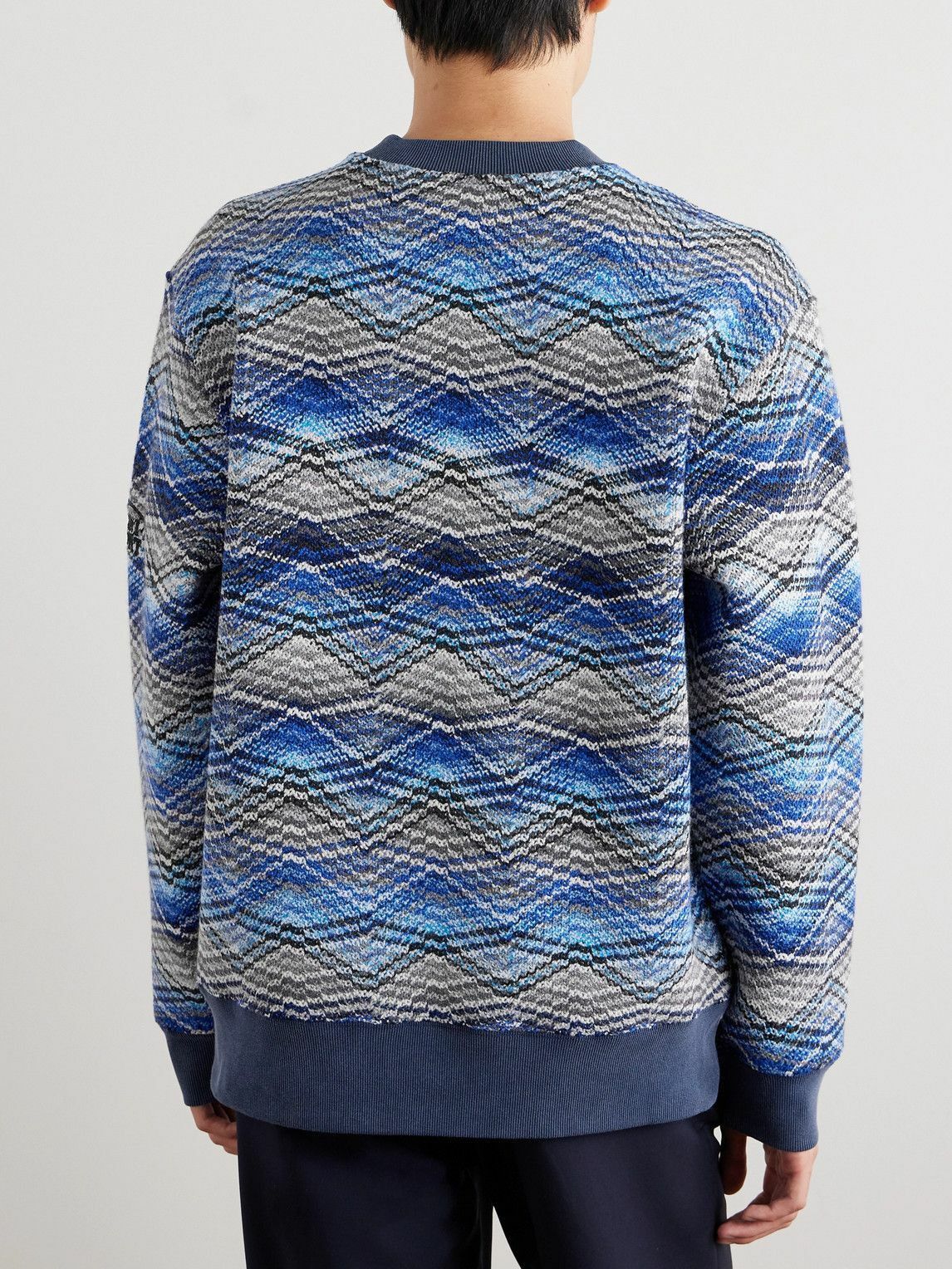 Missoni o1y0225 Logo Sweatshirt in Multicolor Size US L / EU 52-54 / 3 - 2 Thumbnail