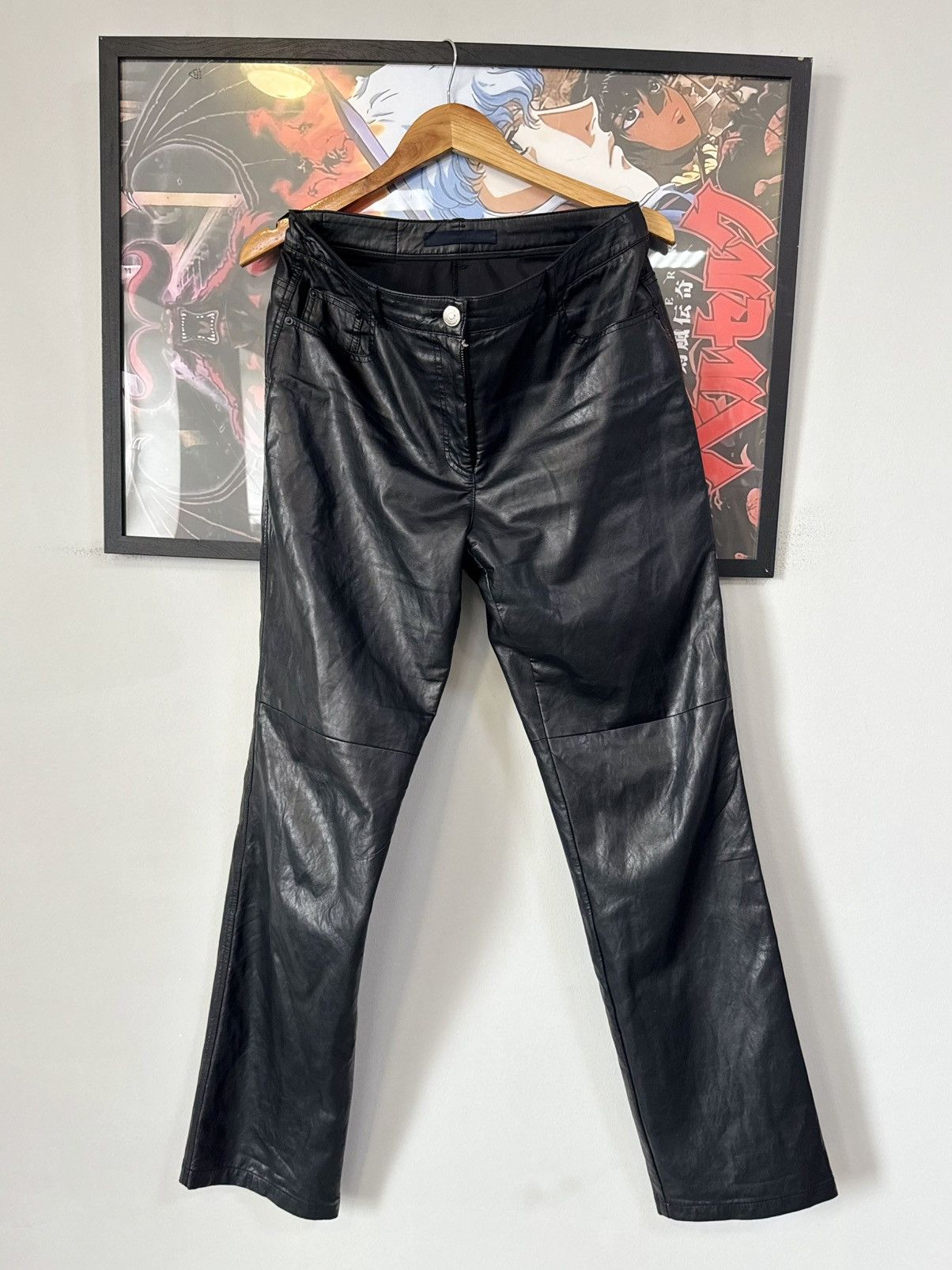 Juun.J Very crazy Juun.J Pants Leather Jeans Size US 28 / EU 44 - 1 Thumbnail