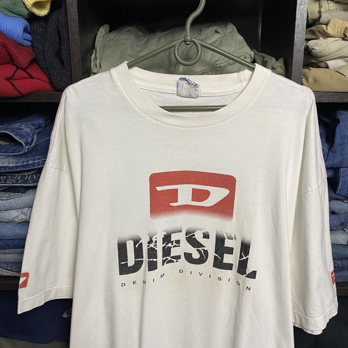 Diesel Vintage Diesel Big Graphic Logo 90’s USA opium y2k tee Size US XXL / EU 58 / 5 - 2 Thumbnail