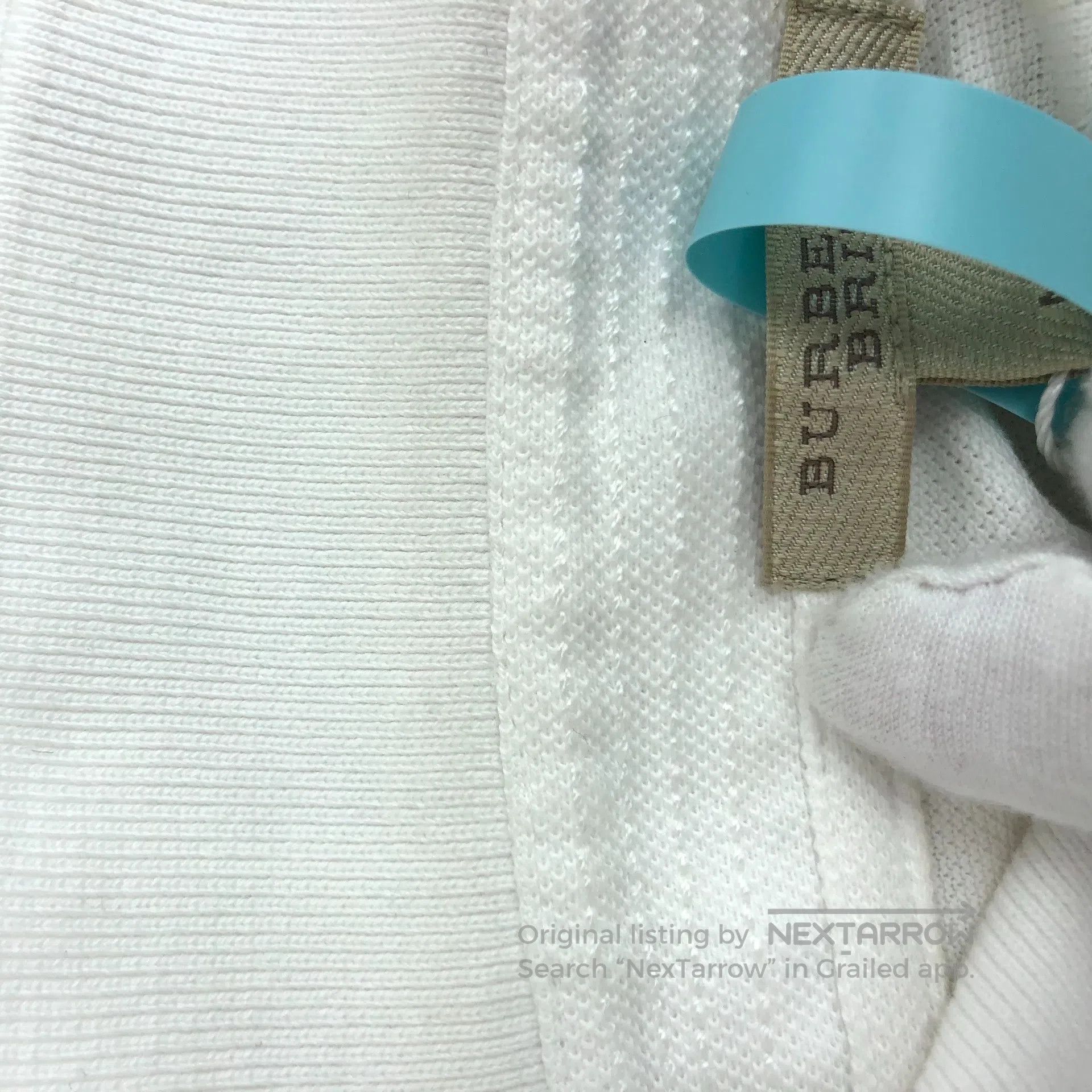 Burberry Burberry White warrior knight embroidered cotton collar lo Size US M / EU 48-50 / 2 - 7 Thumbnail