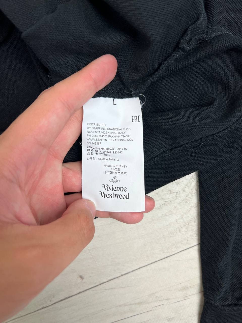 Vivienne Westwood Vivienne Westwood Polo Long Sleeve Orb Logo Basic Size US L / EU 52-54 / 3 - 7 Thumbnail