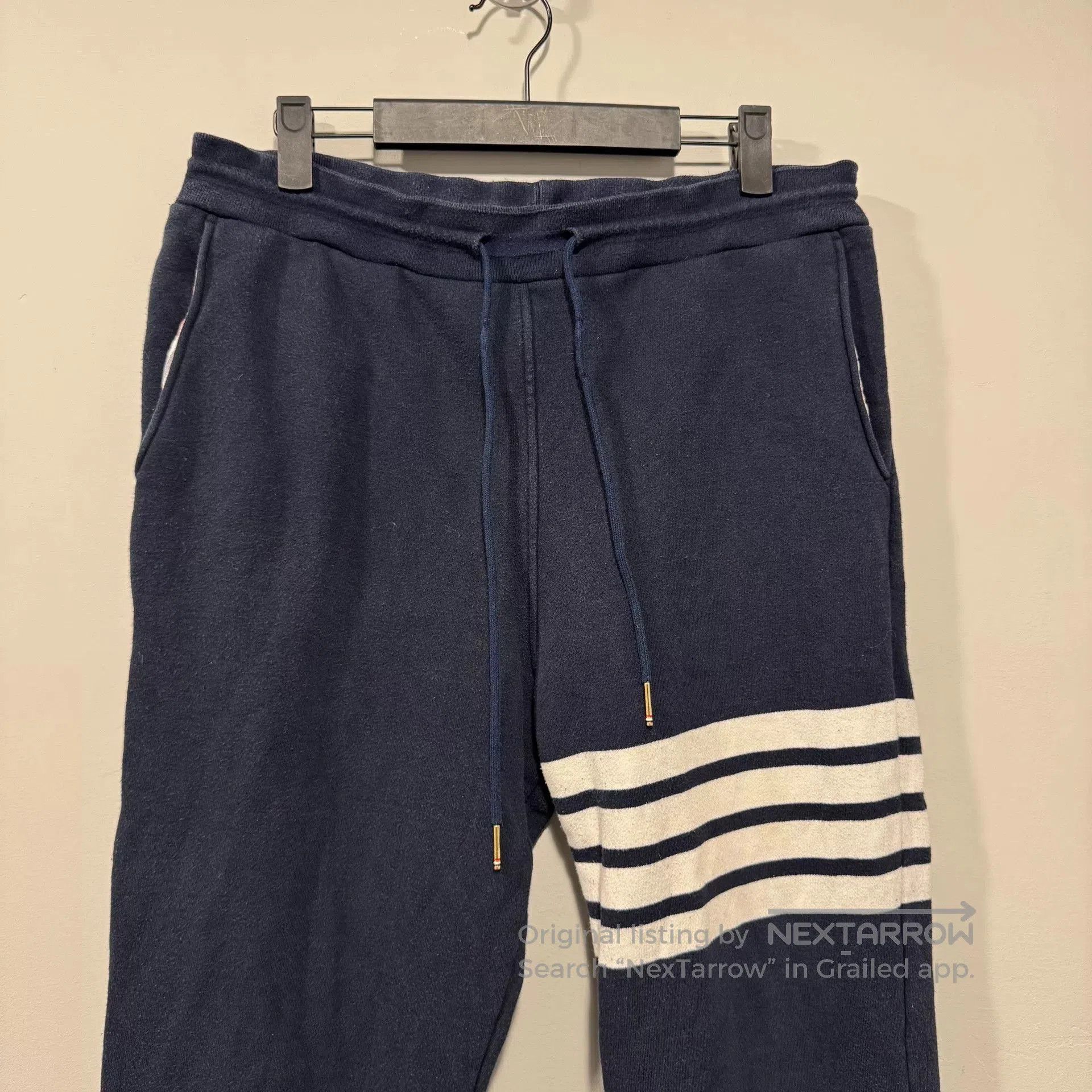 Thom Browne Thom Browne Navy Sweatpants Size 3. Size US 30 / EU 46 - 6 Thumbnail