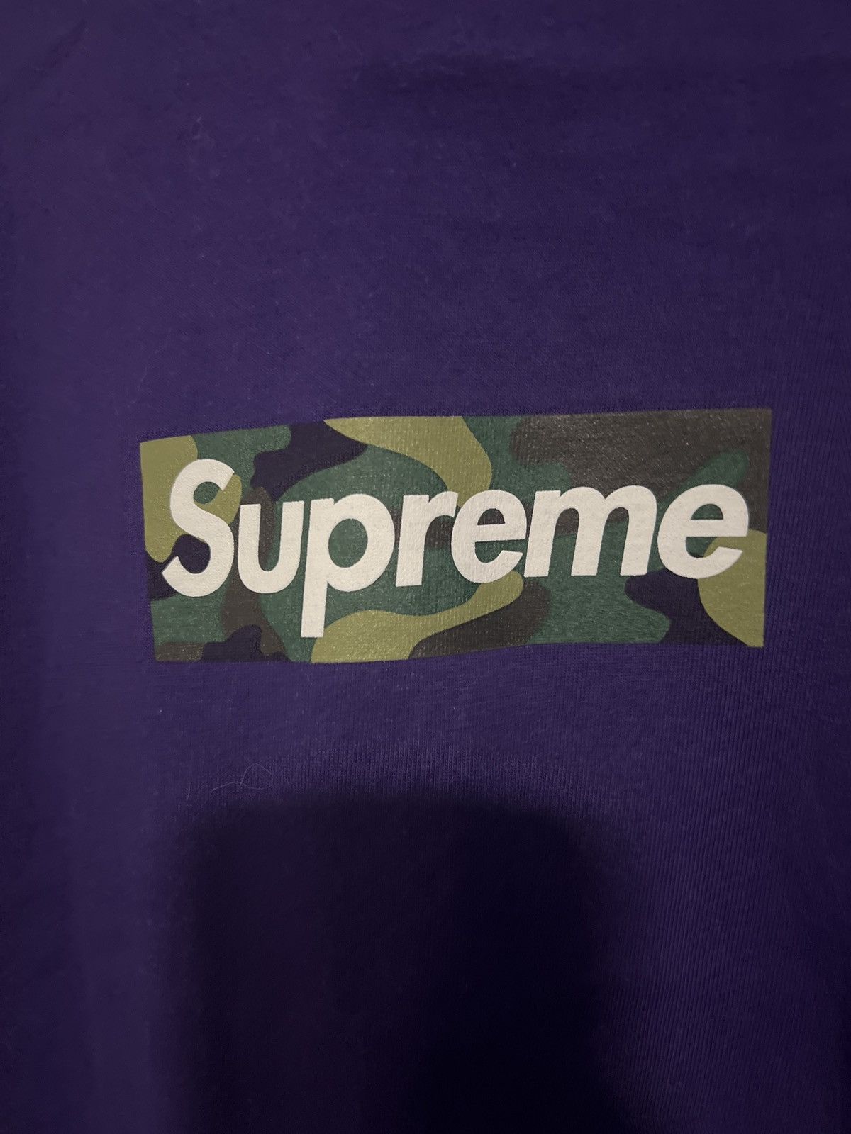 Supreme SUPREME BOX LOGO “Camo box logo” Size US L / EU 52-54 / 3 - 6 Thumbnail
