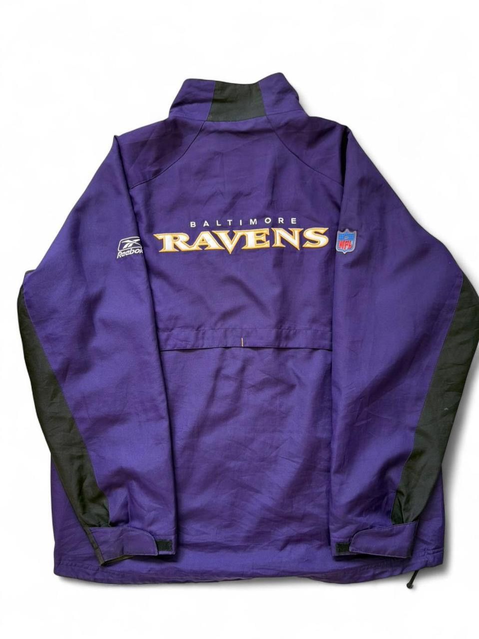 Reebok Vintage Baltimore Ravens Windbreaker Jacket Team Apparel Size US L / EU 52-54 / 3 - 1 Thumbnail