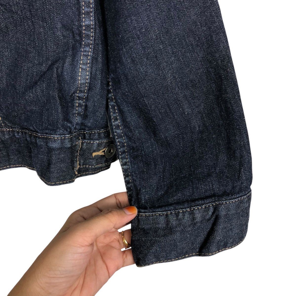 Japanese Brand 📌Vintage Biker Denim Jacket Uniqlo Japan Issey Miyake Size US M / EU 48-50 / 2 - 18 Thumbnail