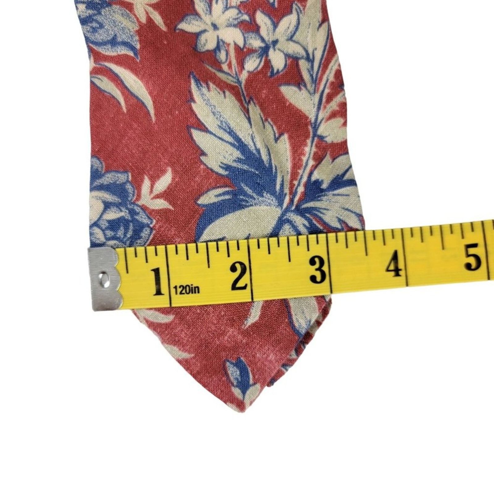 Polo Ralph Lauren Polo Ralph Lauren Linen Floral Neck Tie 3.5" x 58" Italy Size ONE SIZE - 6 Thumbnail