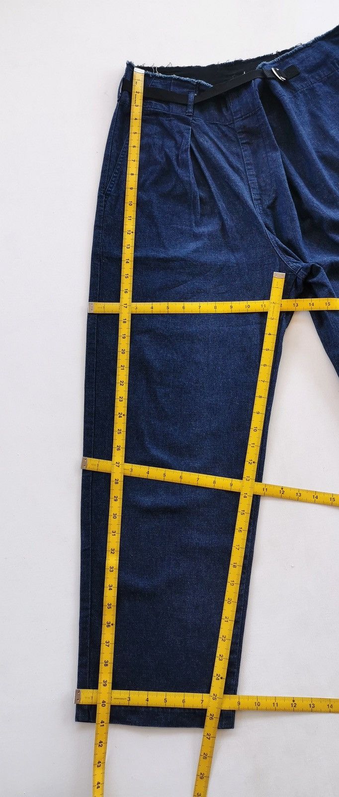 Johnbull Johnbull Japan ZP168 Wrap Denim Trousers Size 32" / US 10 / IT 46 - 11 Thumbnail