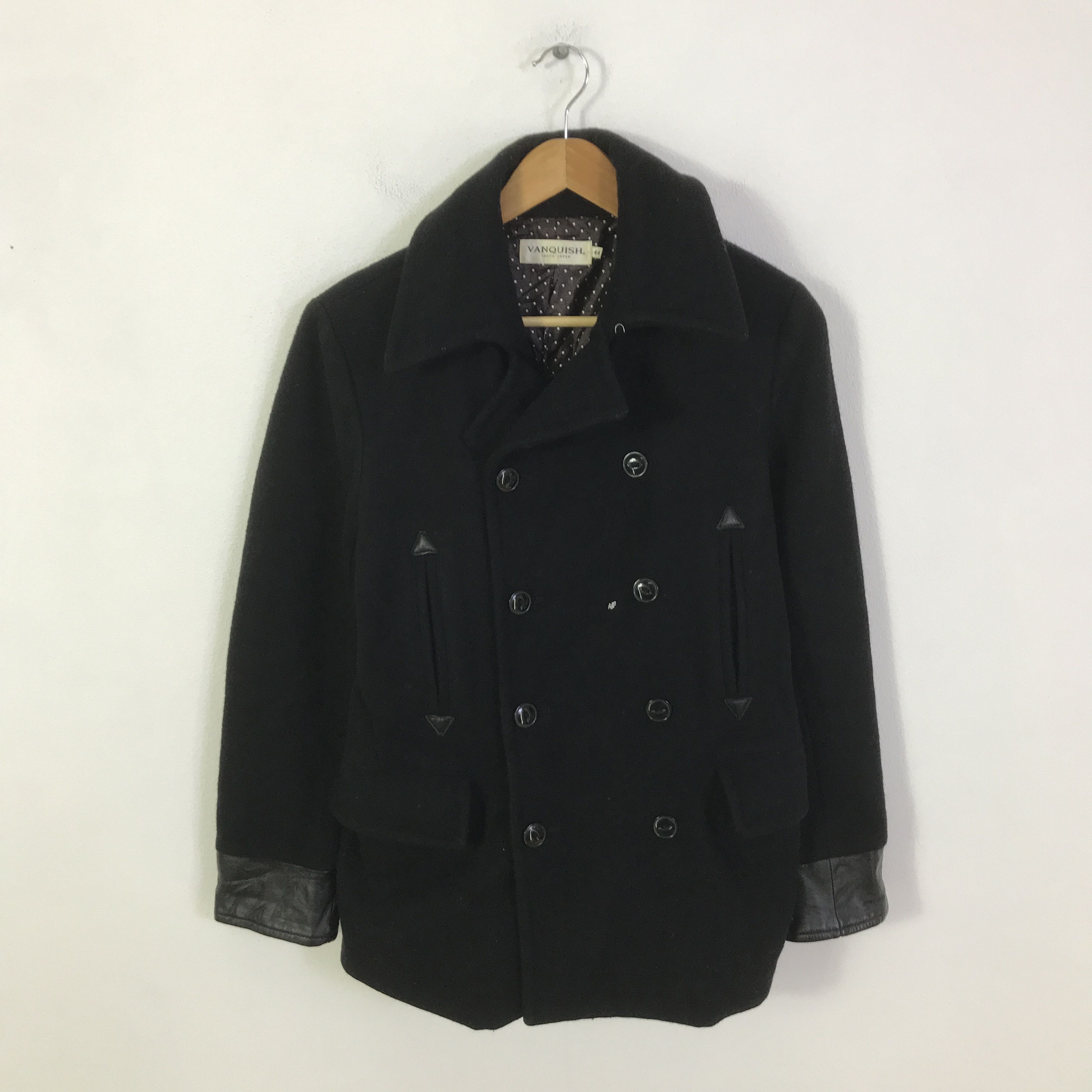 Vanquish vanquish wool double brested button jacket K100B1 Size US M / EU 48-50 / 2 - 1 Thumbnail