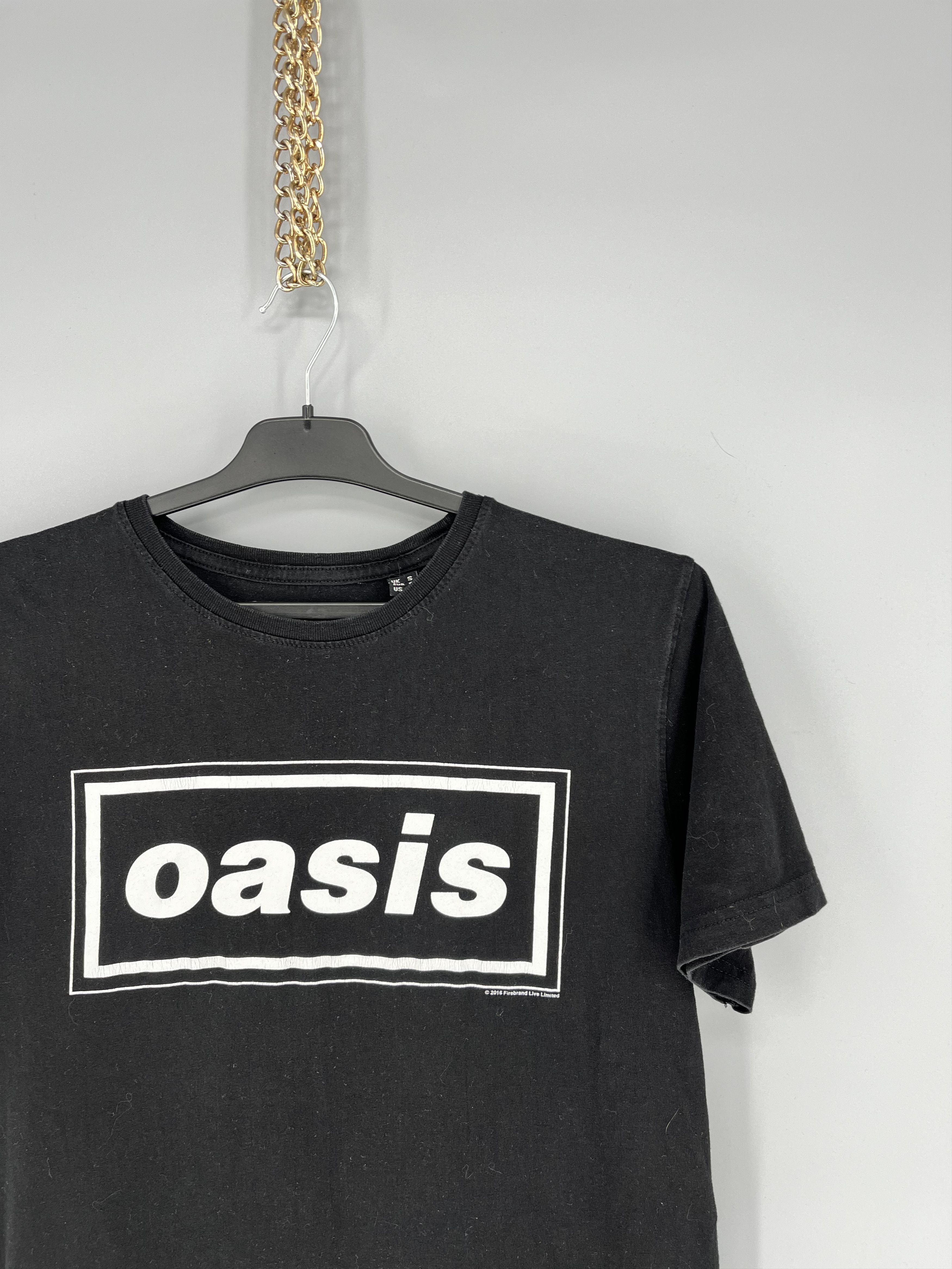 Band Tees Vintage Oasis Y2K Box Logo Sky White T Shirt Size US S / EU 44-46 / 1 - 5 Thumbnail