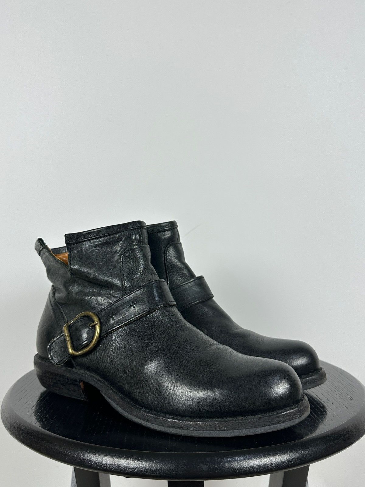 Fiorentini + Baker Fiorentini + Baker Carnaby Chad Black Leather Biker Boots Size US 7 / IT 37 - 11 Thumbnail