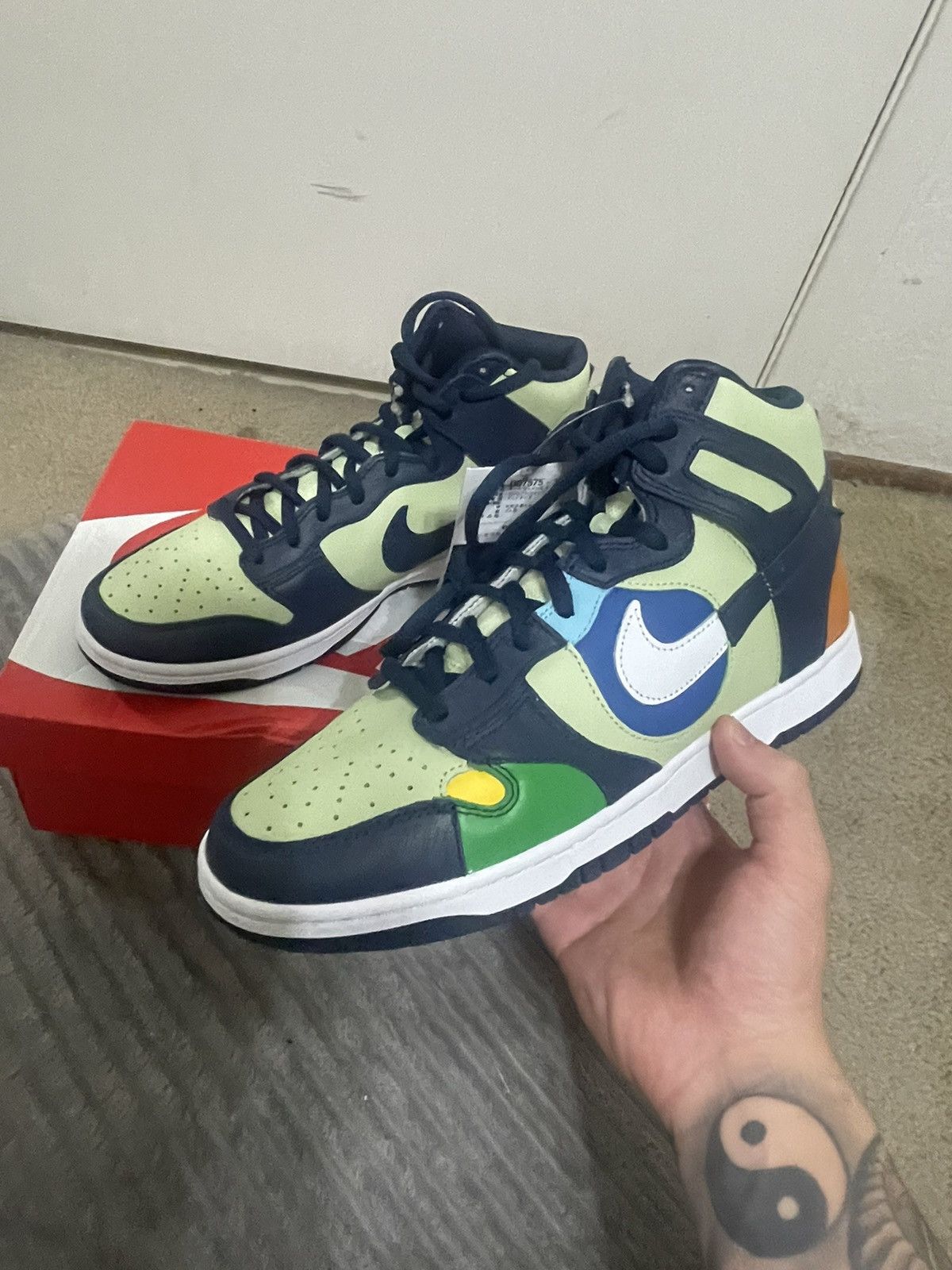 image of Nike Dunk High ‘See Through’ Shoes, Women's (Size 12)