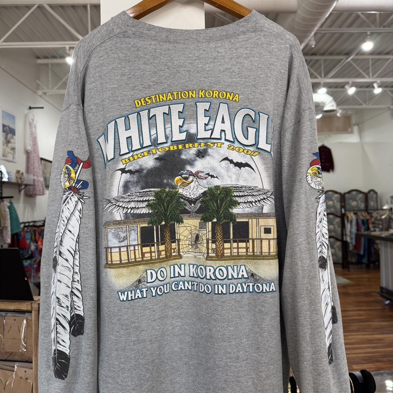 Harley Davidson × Vintage Vintage Y2K 2000’s Biker Long sleeve Tee Size US XL / EU 56 / 4 - 5 Thumbnail