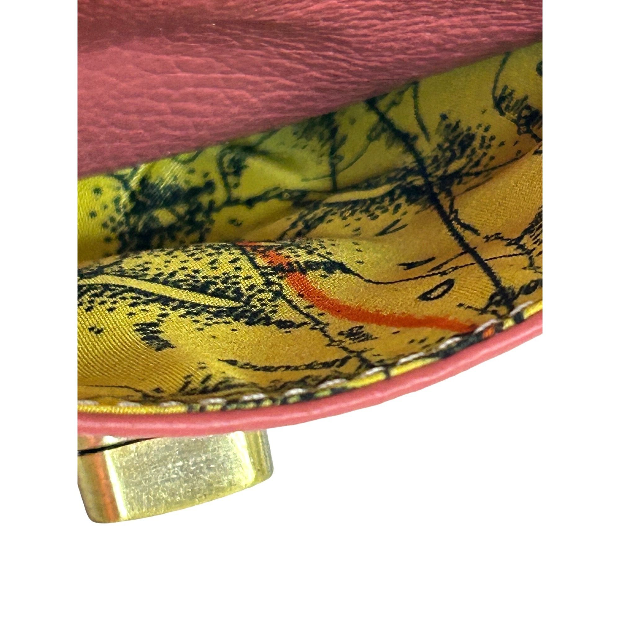 Other Americana By Sharif Vintage Crossbody Purse Pink Brown Strap Size ONE SIZE - 12 Thumbnail