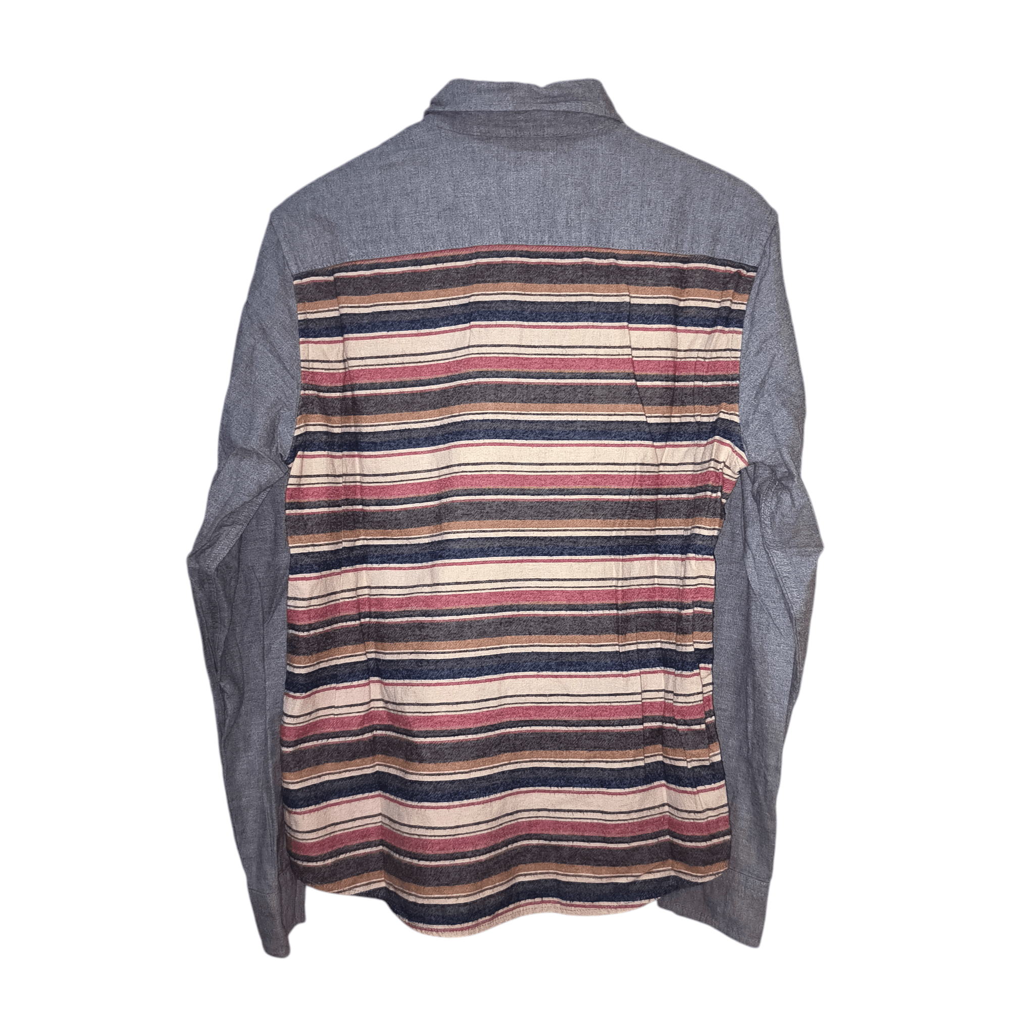 Japanese Brand × semanticdesign Semantic Design Two Tone Striped Flannel Size US L / EU 52-54 / 3 - 6 Thumbnail