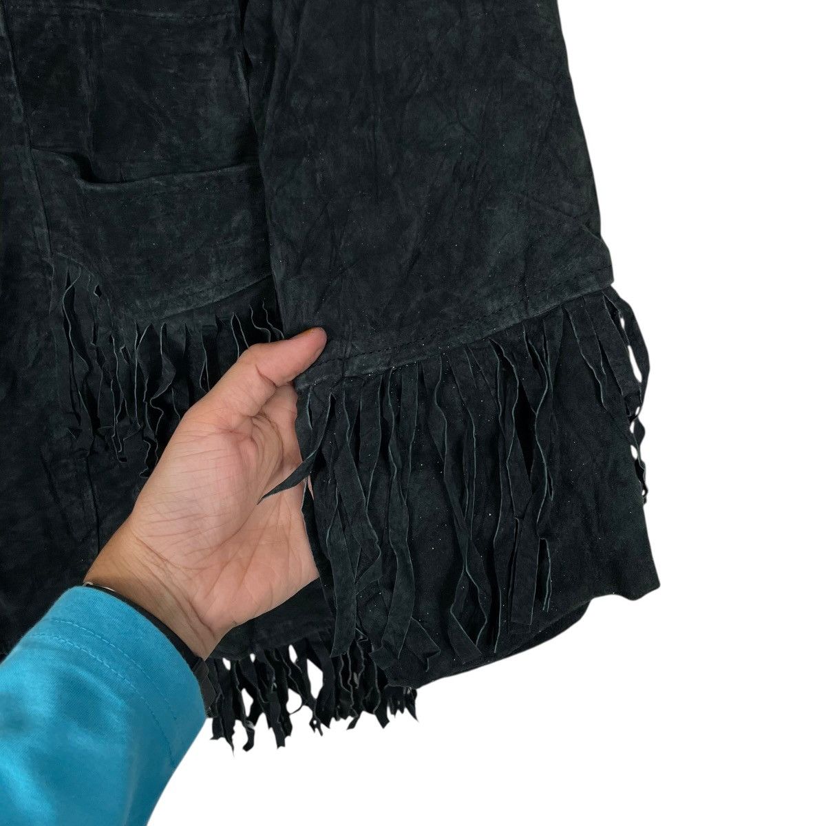 Japanese Brand Japanese Brand Excelled Collection Fringe Suede Jacket Size XS / US 0-2 / IT 36-38 - 13 Thumbnail