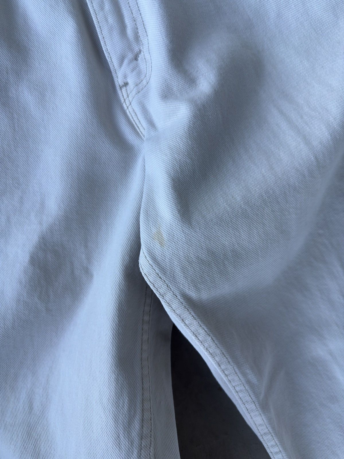 Levi's Vintage 90s Levi’s 550 Cream Denim Jeans Size US 35 - 6 Thumbnail