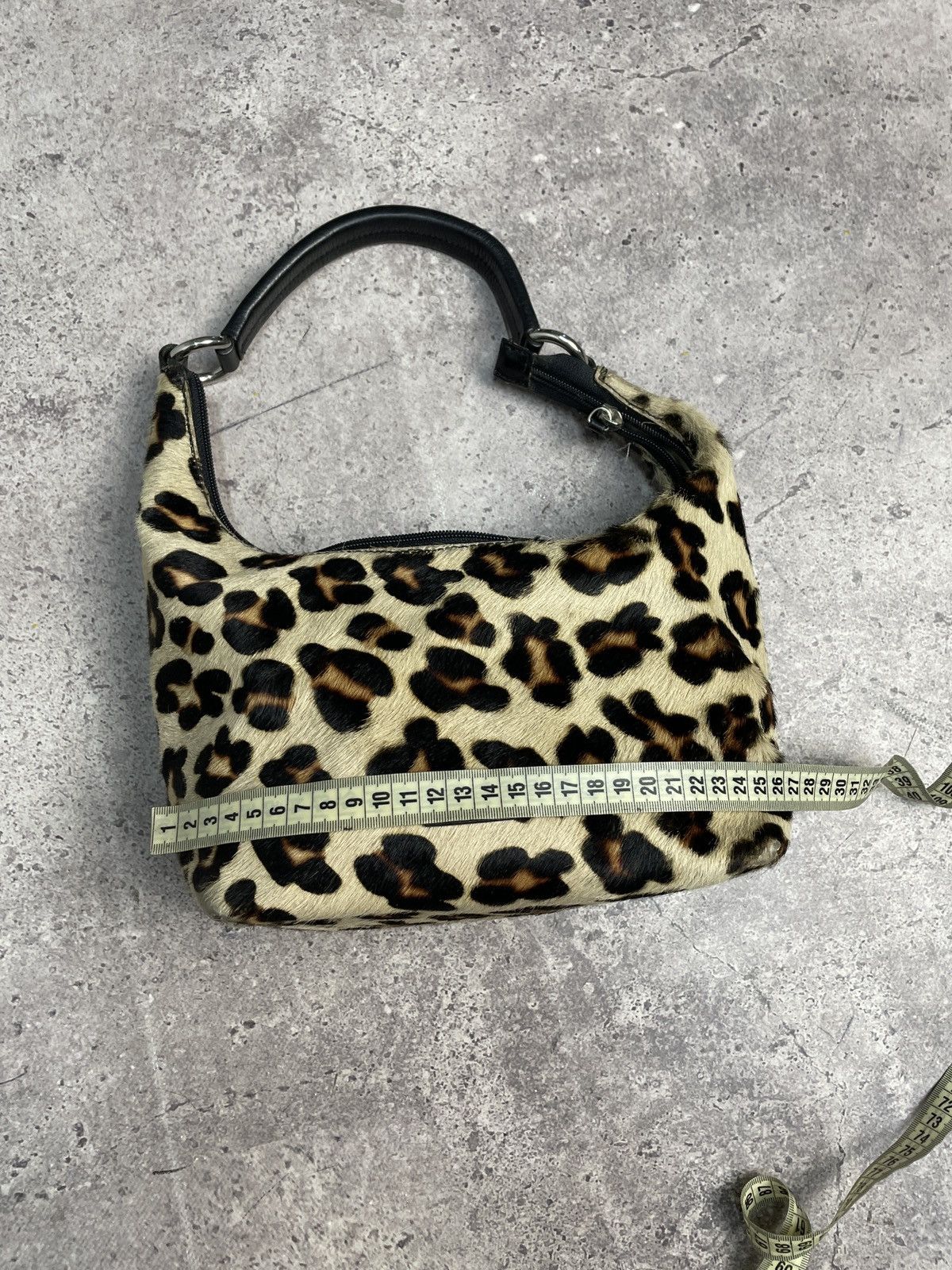 Guess Vintage Mancinelli Milano Leopard Baguette Shoulder Bag Hobo Size ONE SIZE - 18 Thumbnail