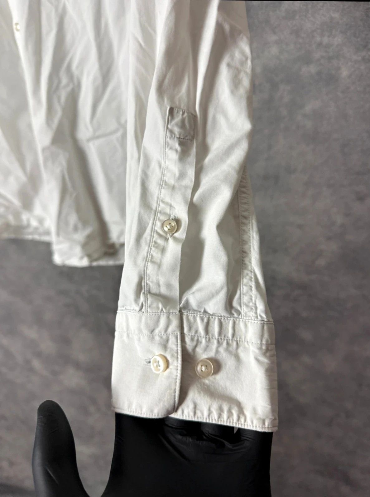 Hugo Boss Hugo Boss Shirt White Cotton Slim Fit Made in Italy Size US XS / EU 42 / 0 - 5 Thumbnail