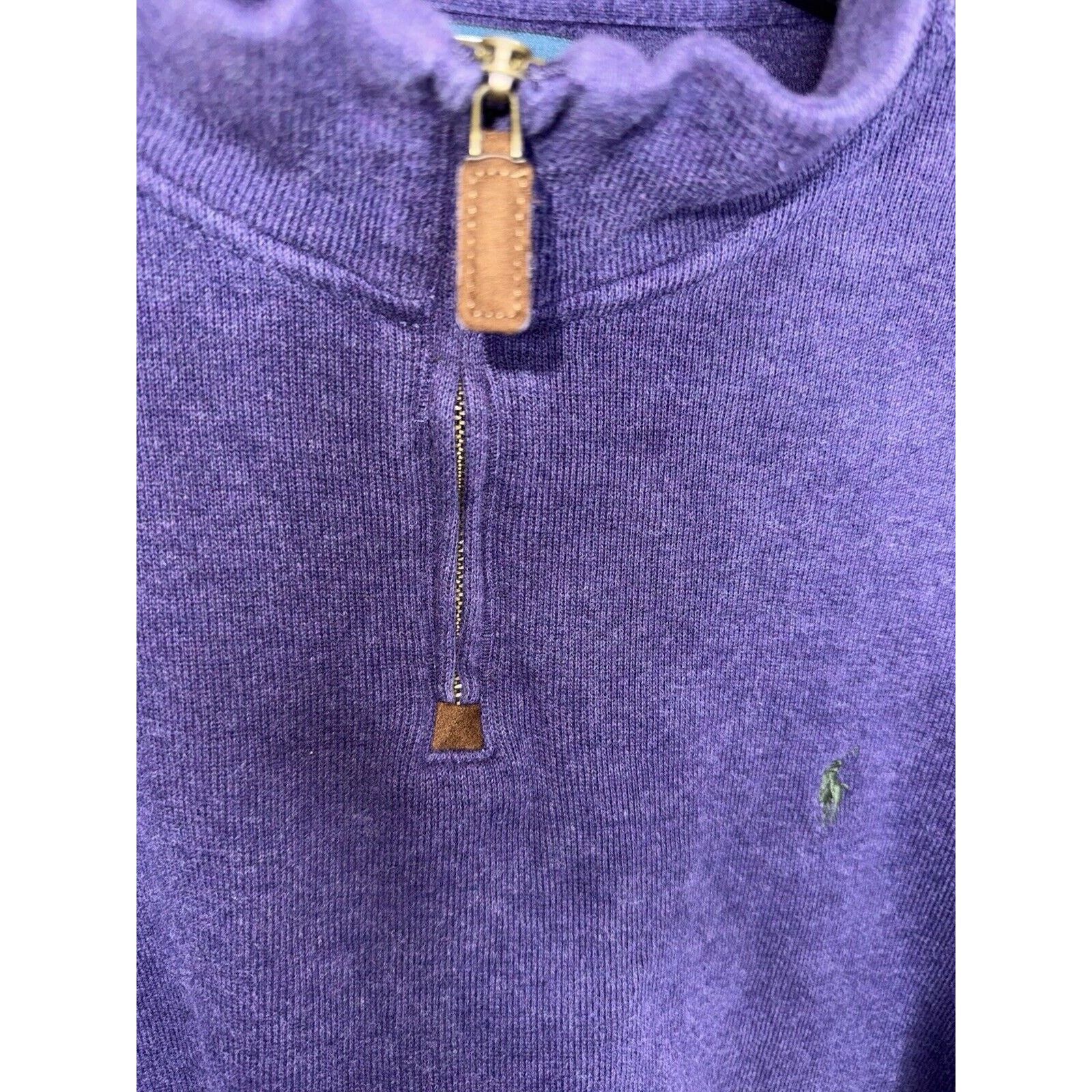 Ralph Lauren Polo Ralph Lauren Sweater Purple Men’s XXL 1/4 Zip Jumper Size US XXL / EU 58 / 5 - 2 Thumbnail