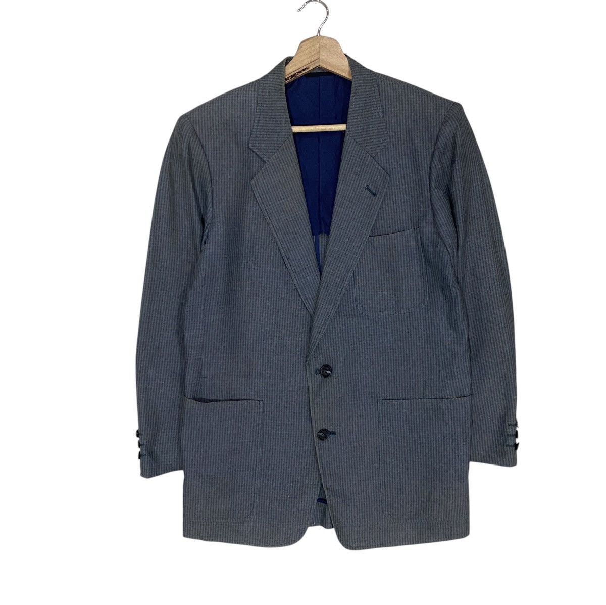 Christian Dior Monsieur × Designer VINTAGE CHRISTIAN DIOR GINGHAM COATS BLAZER Size US S / EU 44-46 / 1 - 2 Thumbnail