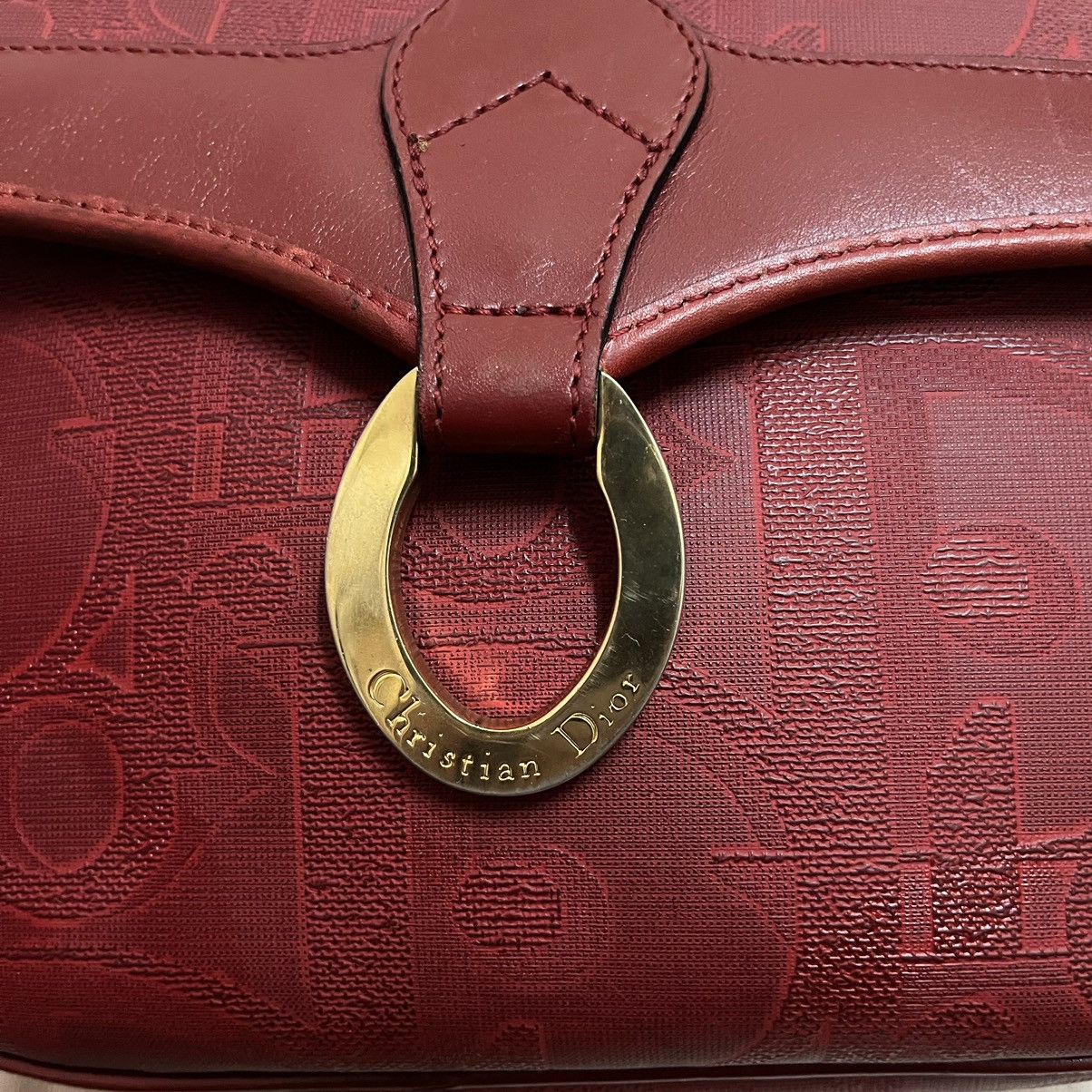 Christian Dior Monsieur × Dior × Vintage Authentic Vintage Christian Dior Monogram Leather Slingbag Size ONE SIZE - 3 Thumbnail