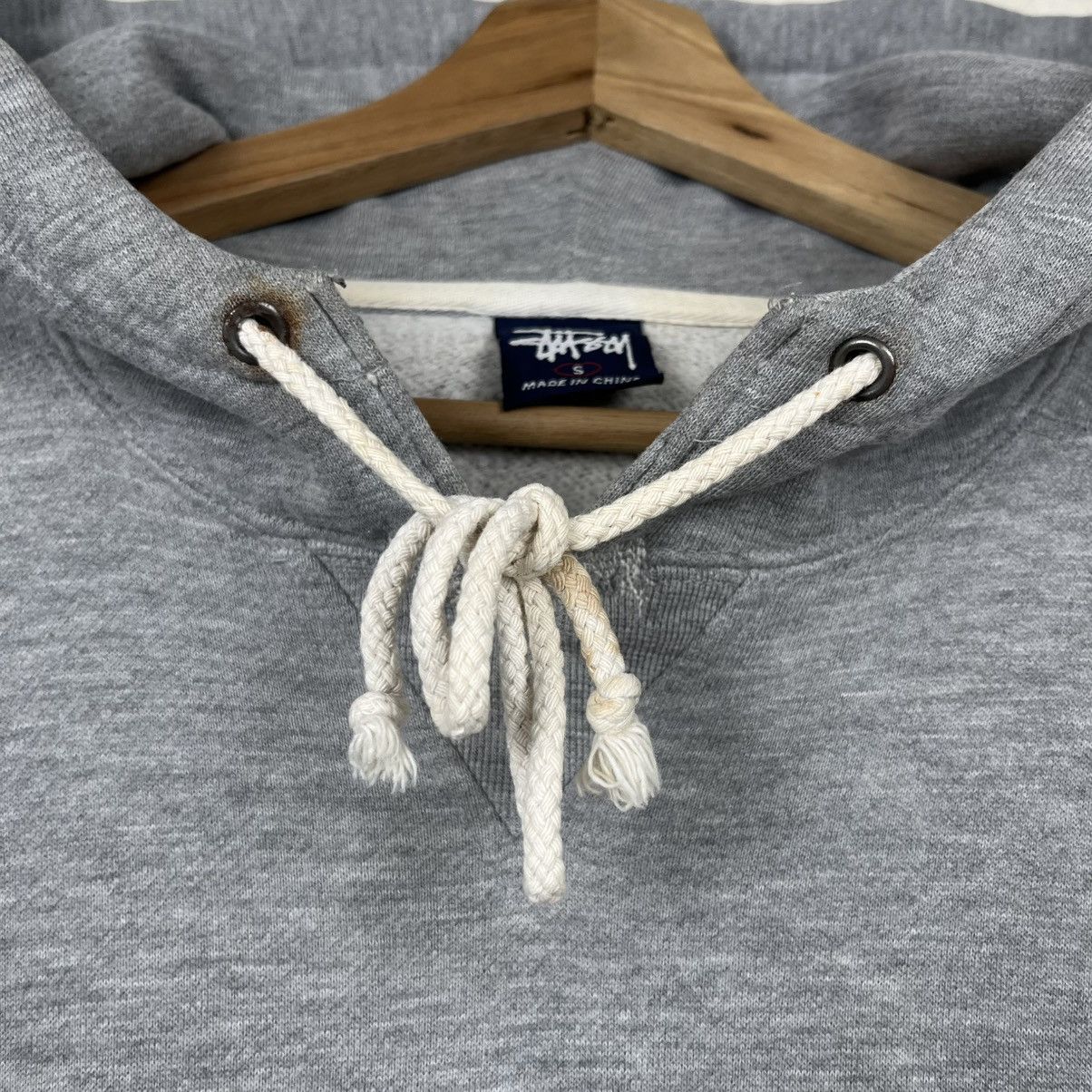 Stussy × Vintage Vintage Stussy Embroidered Signature Hoodie Size US M / EU 48-50 / 2 - 7 Thumbnail