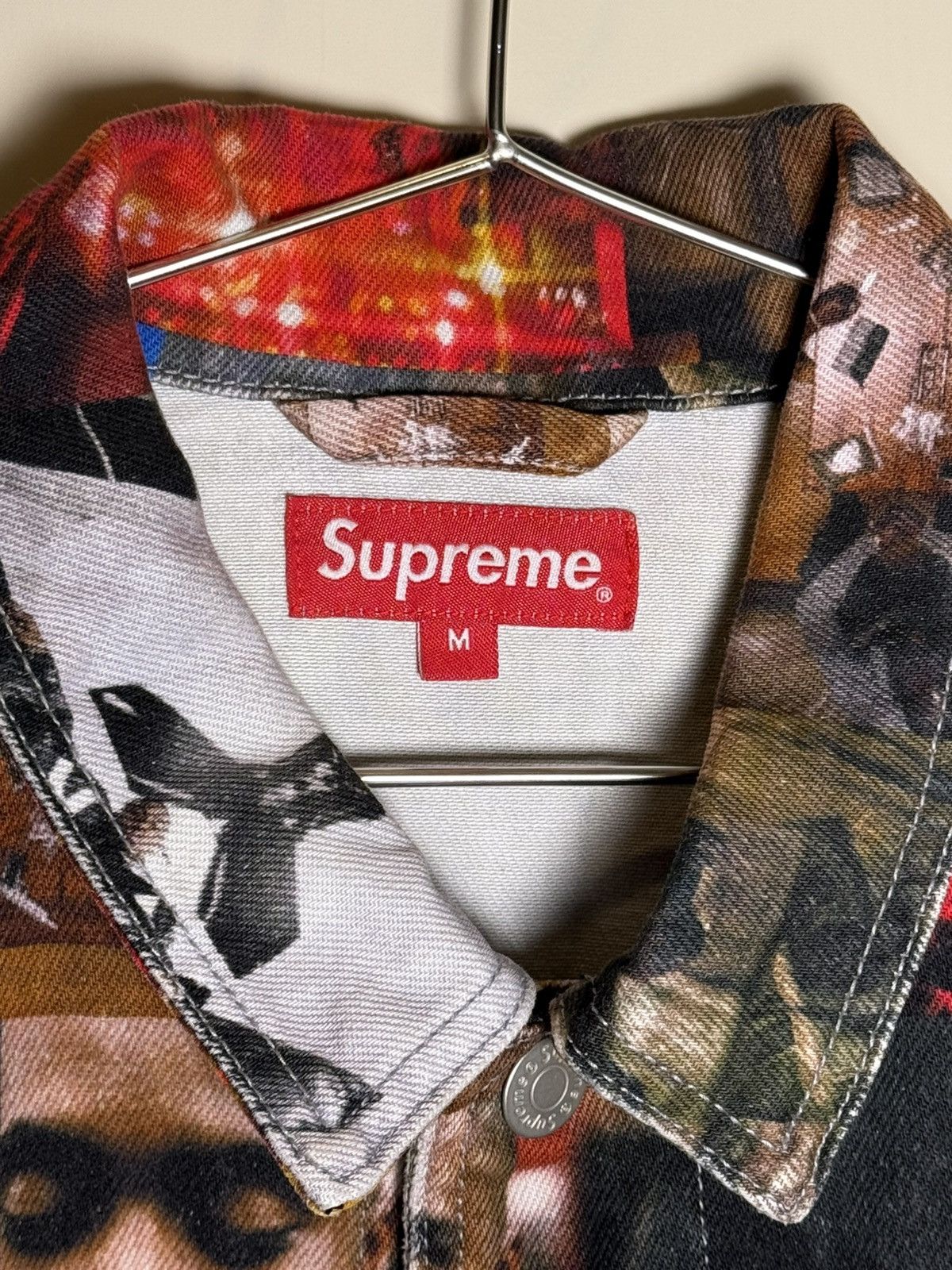 Supreme Supreme Nas and DMX collage denim chore coat Size US M / EU 48-50 / 2 - 7 Thumbnail