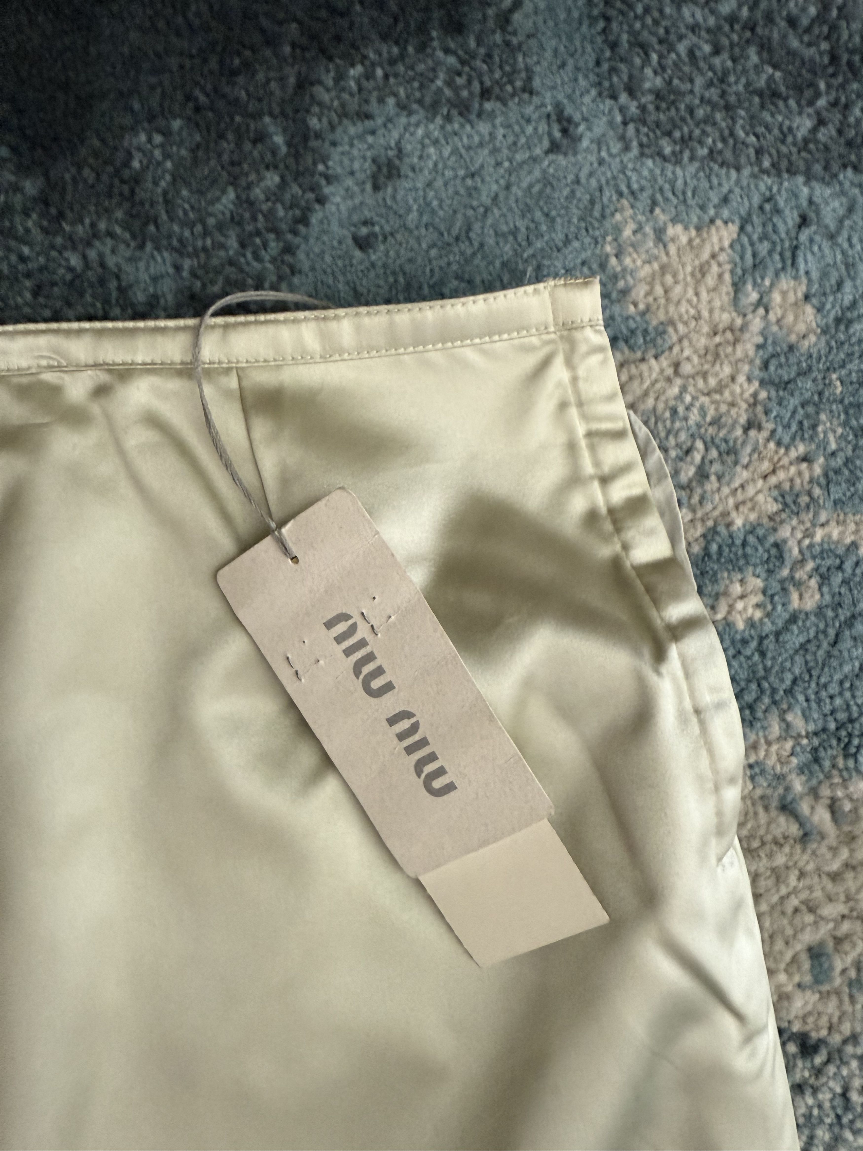 Miu Miu Miu Miu y2k Silk Skirt Size 30" / US 8 / IT 44 - 5 Thumbnail