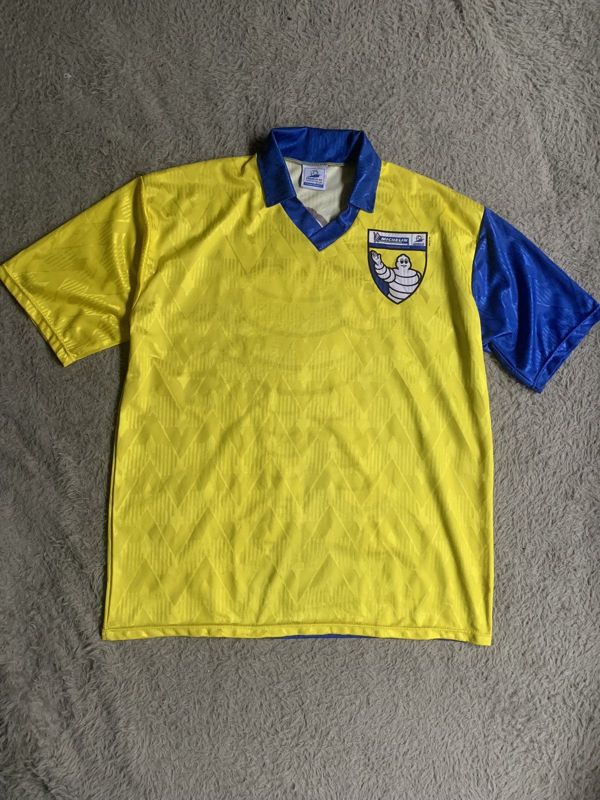 Gear for Sports Vintage 90s 1994 Michelin World Cup France 98 Olympic Jersey Size US XL / EU 56 / 4 - 1 Thumbnail