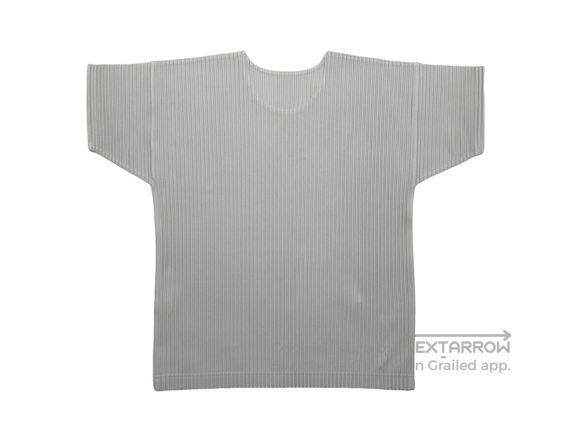 Issey Miyake Issey Miyake Striped Pleated Short Sleeve Size US L / EU 52-54 / 3 - 2 Thumbnail