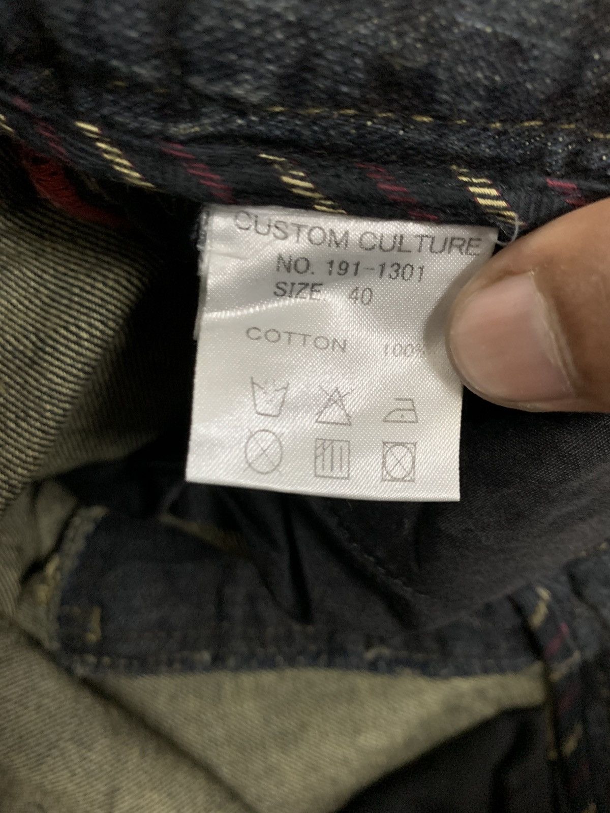 Japanese Brand Custom culture straight cut denim Size US 30 / EU 46 - 11 Thumbnail