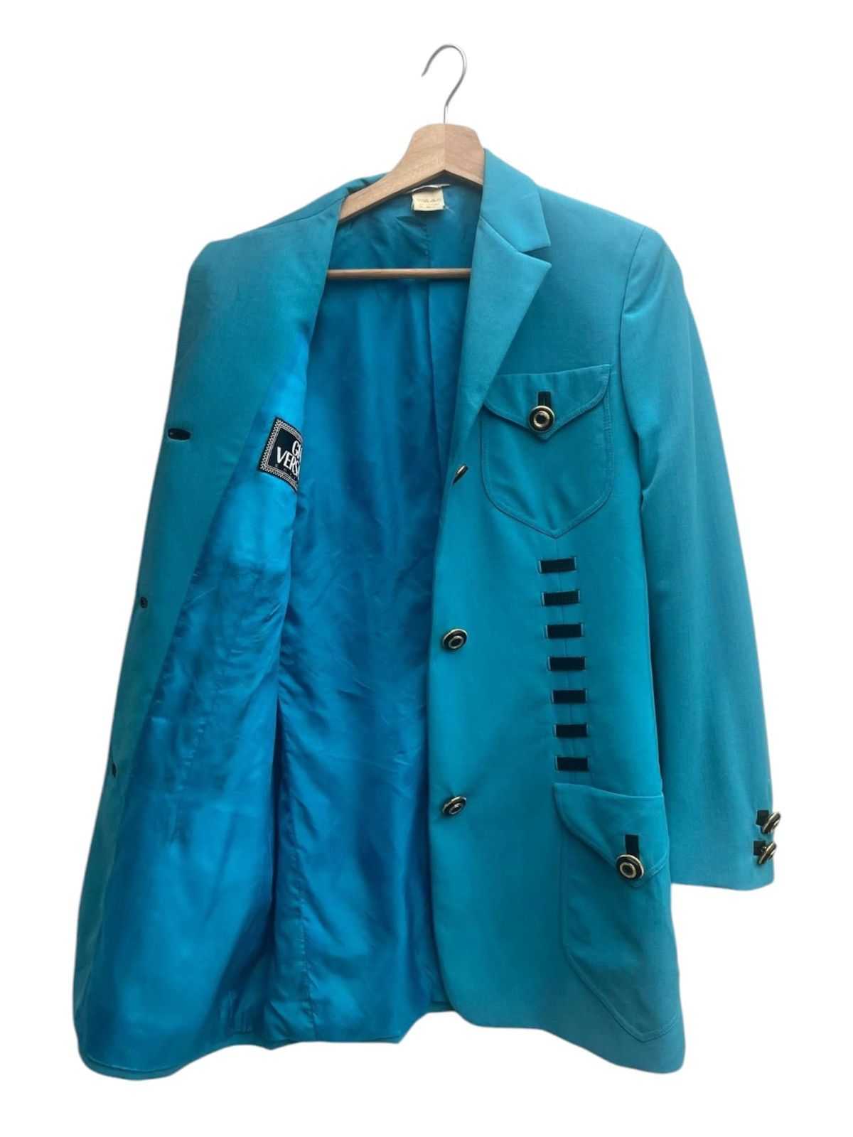 Versace Archive 90’s Gianni Versace Couture Runway Collection Jacket Size XS / US 0-2 / IT 36-38 - 3 Thumbnail