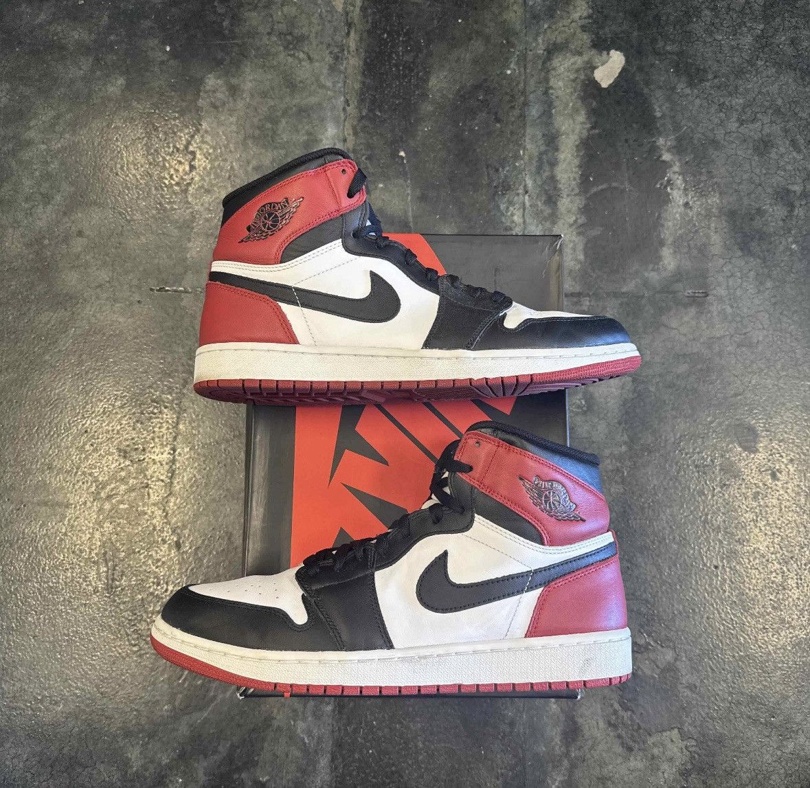 Nike Jordan 1 Blacktoe (2013) Size US 12 / EU 45 - 1 Thumbnail