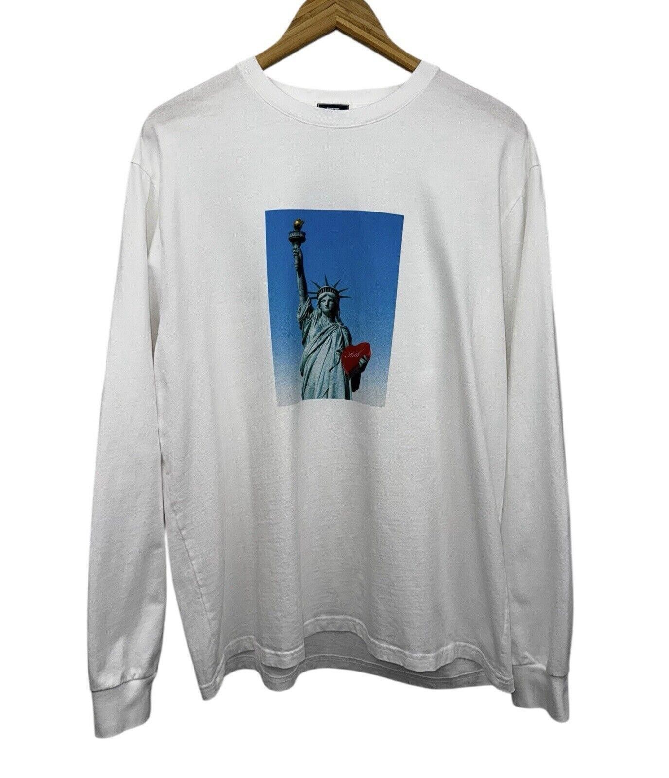 Kith Kith Lady Liberty Love Long Sleeve NYC White Shirt L Size US L / EU 52-54 / 3 - 1 Thumbnail