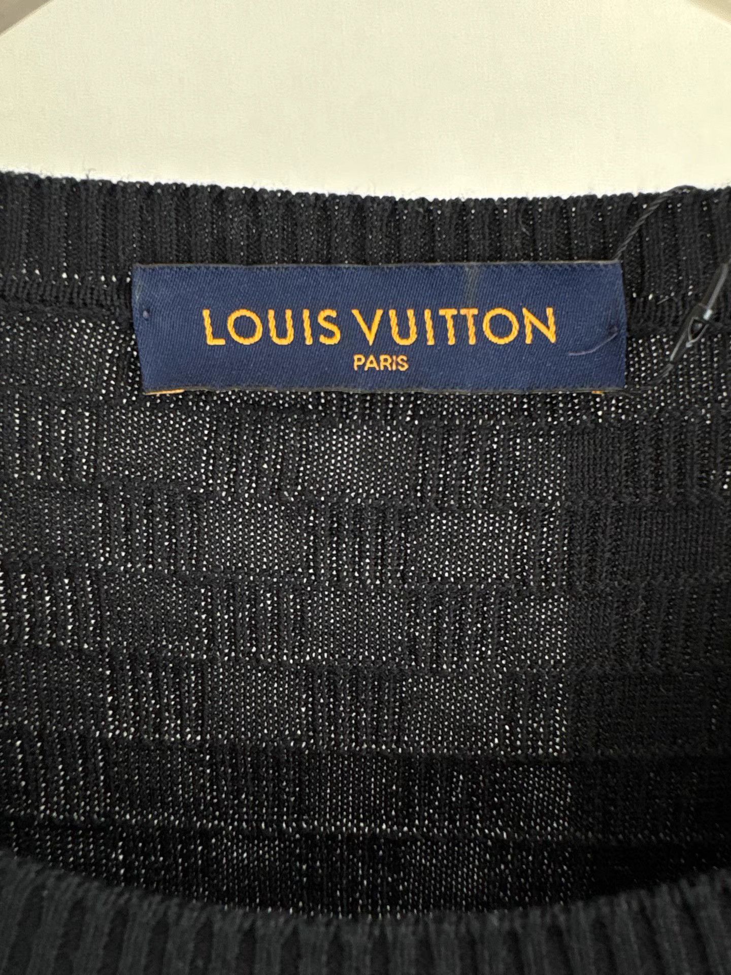 Louis Vuitton LOUIS VUITTON Dark Checkered Wool Sweater K1 Size US XXL / EU 58 / 5 - 3 Thumbnail