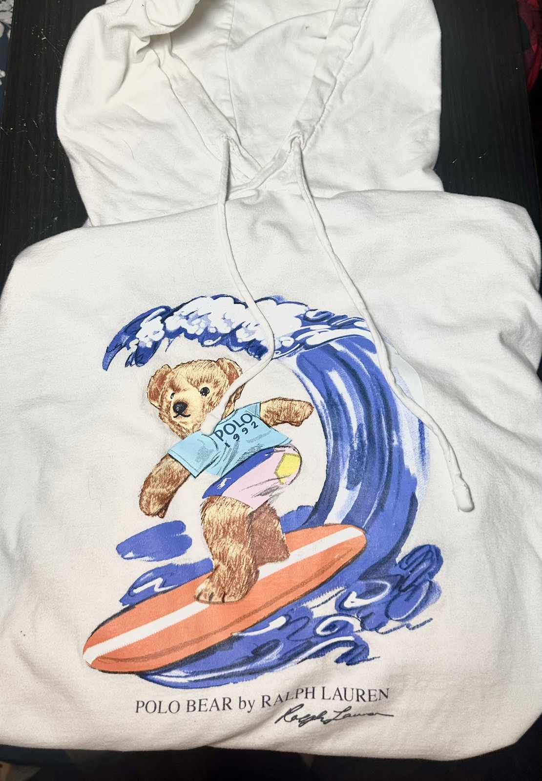 Polo Ralph Lauren POLO BEAR by Ralph Lauren White Hoodie Size US XL / EU 56 / 4 - 1 Thumbnail
